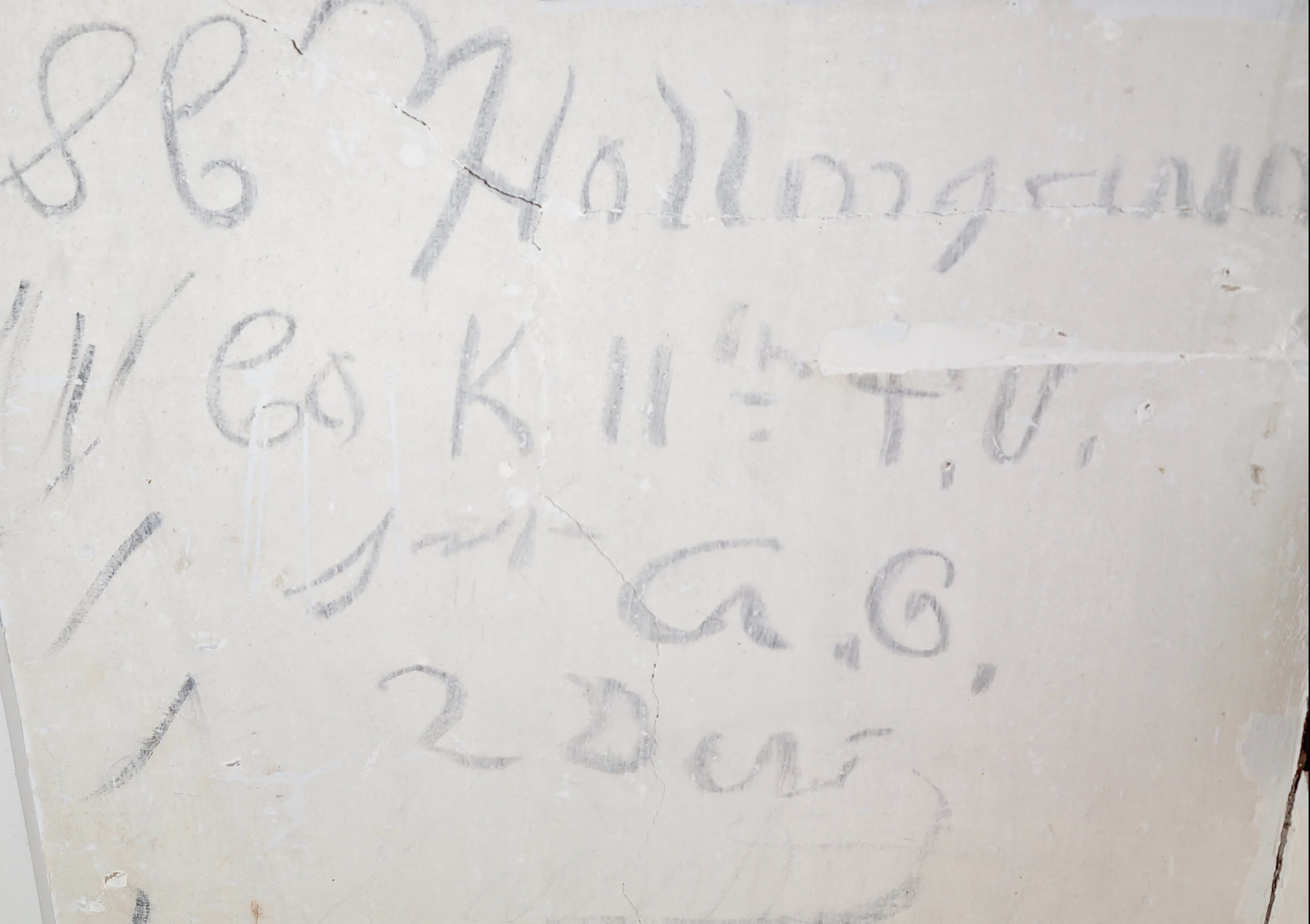 Graffiti associated with Seymour Hollingsworth