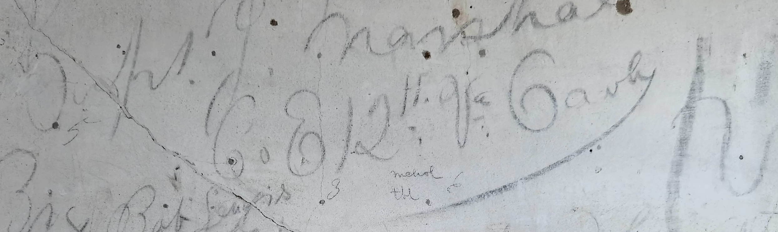 Graffiti associated with James Marshall