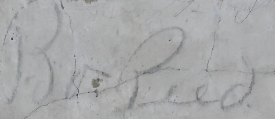 Graffiti associated with Robert "Bo" Peed