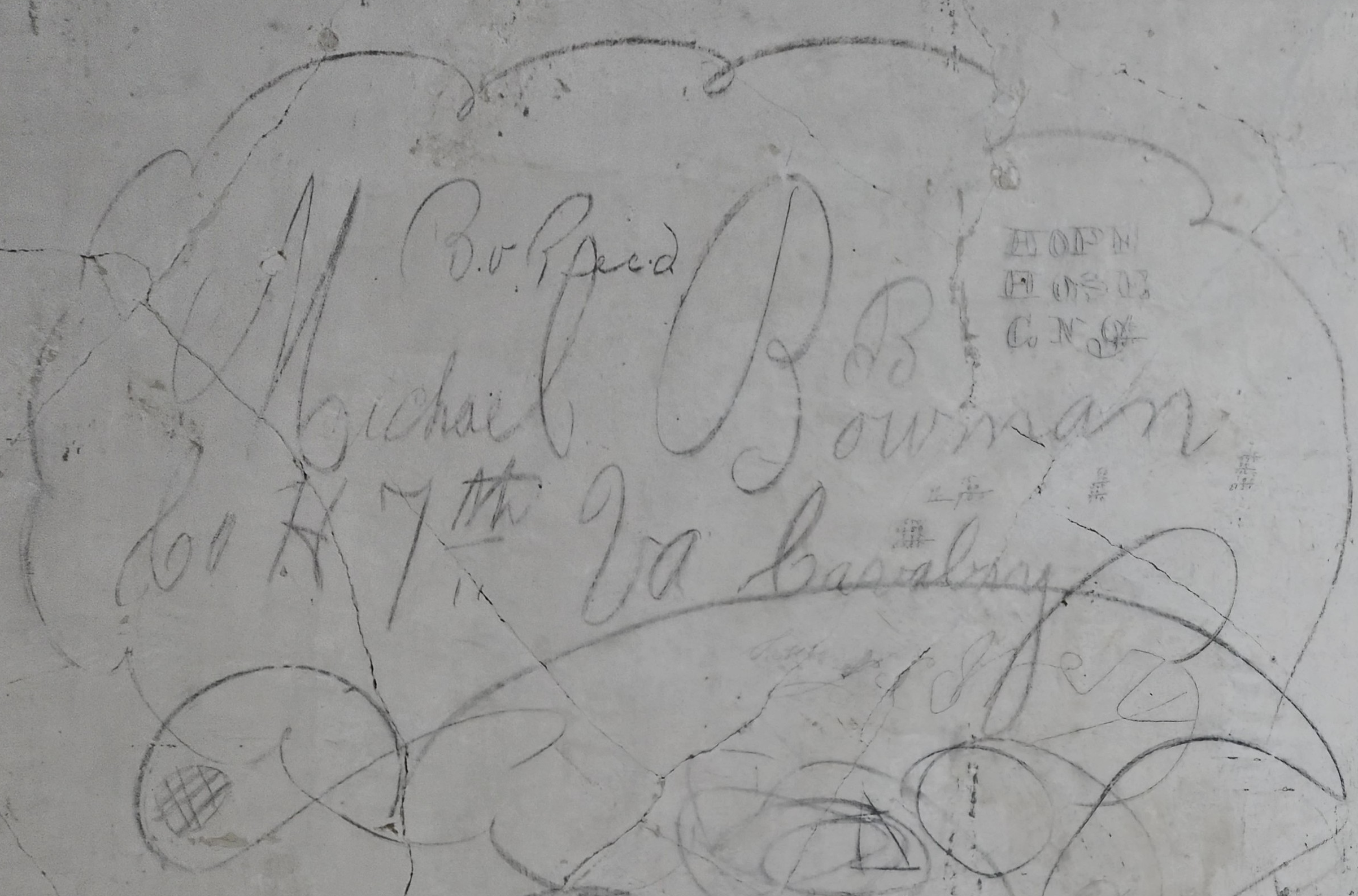 Graffiti associated with Michael Bowman