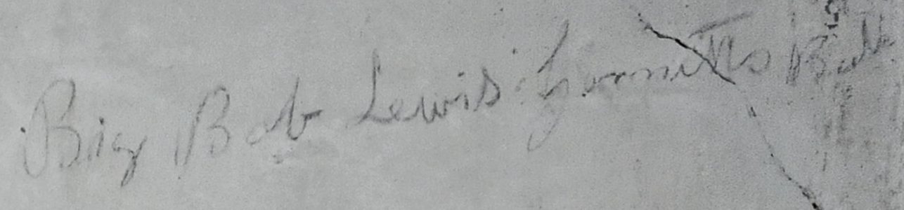 Graffiti associated with Robert Lewis