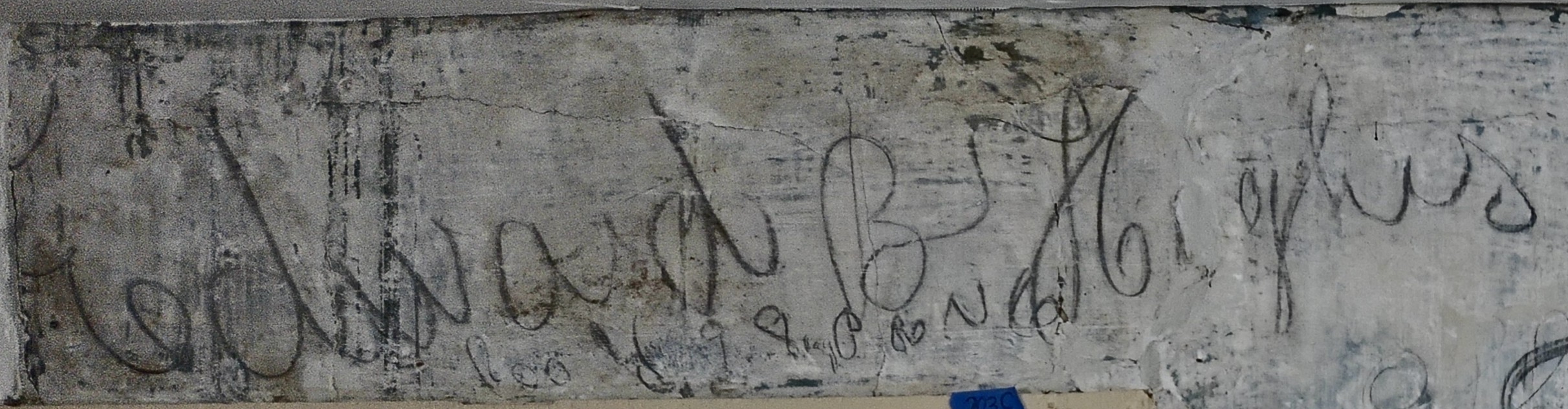 Graffiti associated with Edward Hughes