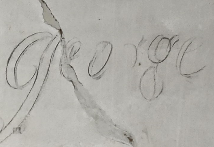 Graffiti associated with George Howver