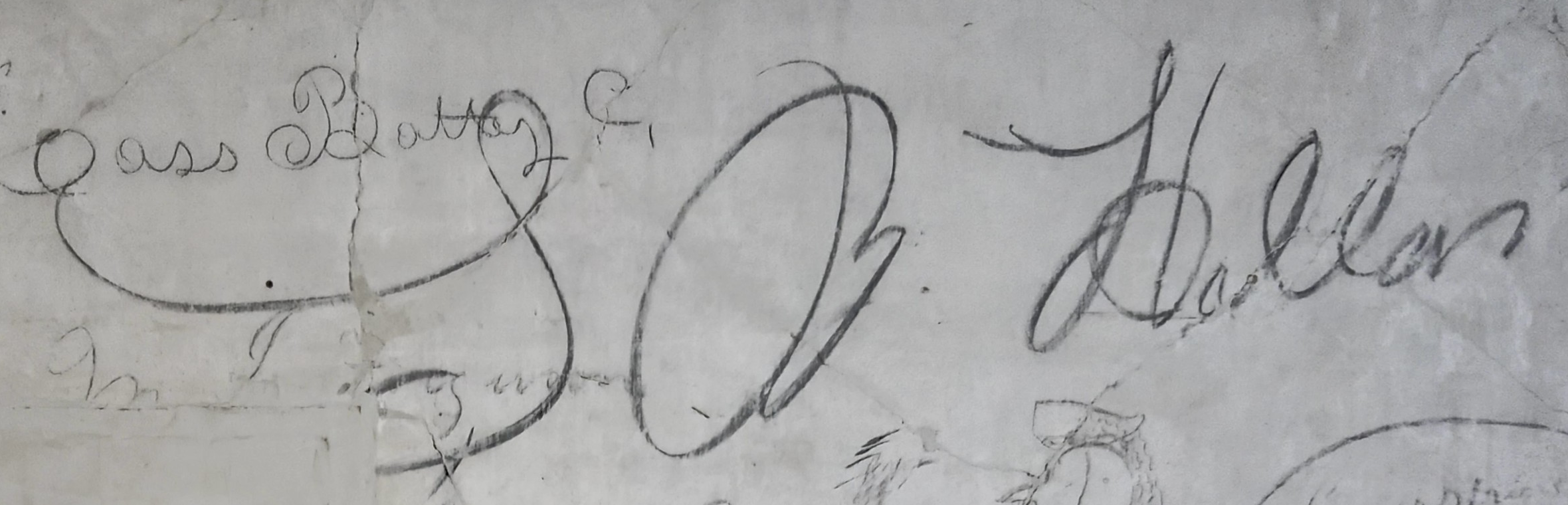 Graffiti associated with Samuel Heller