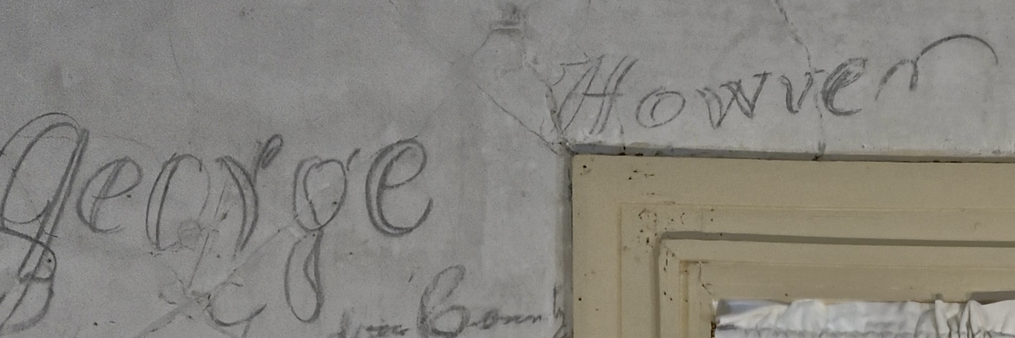 Graffiti associated with George Howver