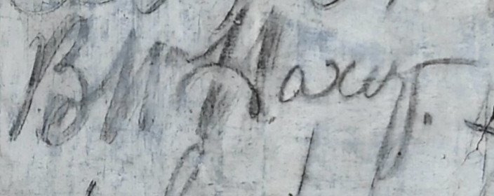 Graffiti associated with B. Weller Hoxie