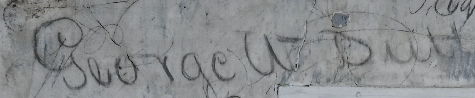 Graffiti associated with George Butt